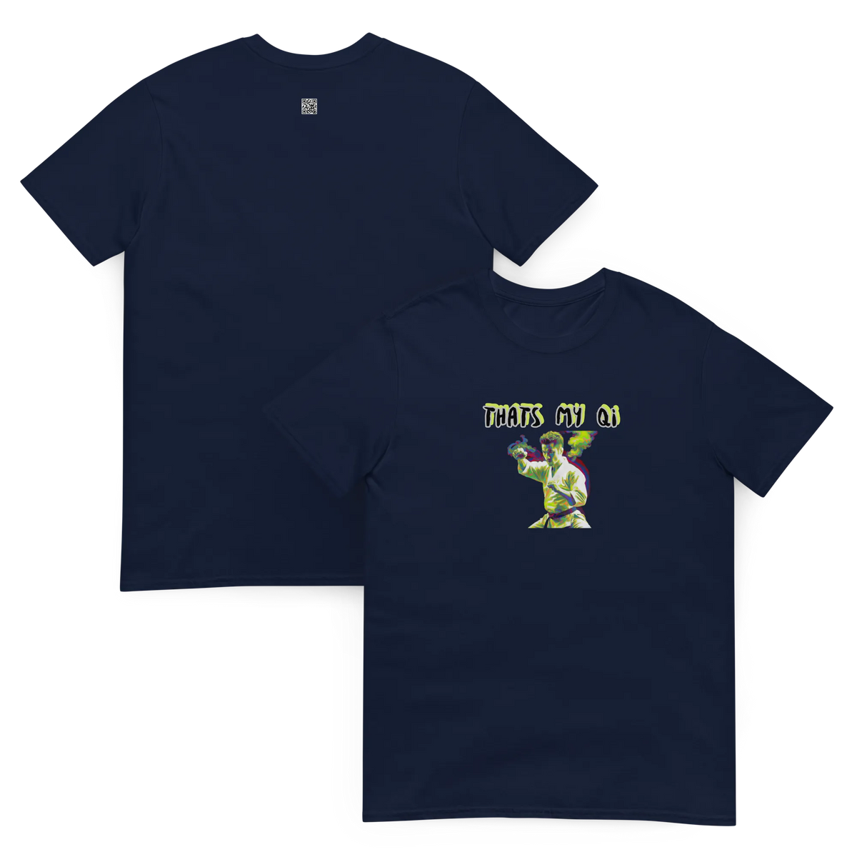 AMIG#1 Unisex T-Shirt in French Navy – Vorderansicht (3)