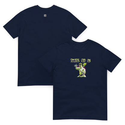 AMIG#1 Unisex T-Shirt in French Navy – Vorderansicht (3)
