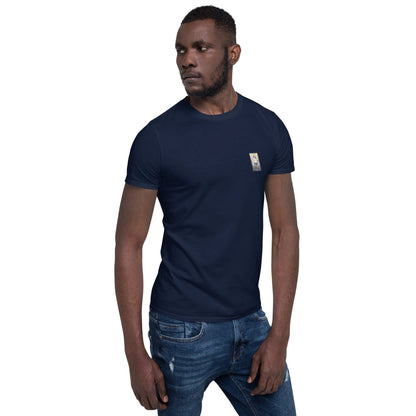 SBB#2 Black Edition Unisex T-Shirt in French Navy – Seitenansicht rechts