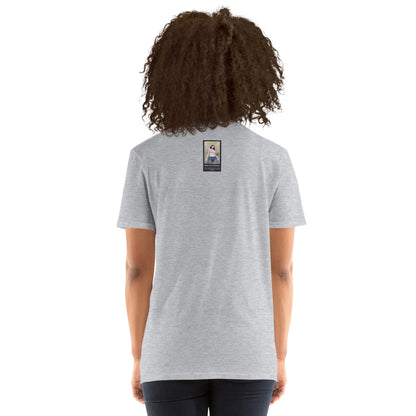 Retropet#1 Unisex T-Shirt in Sport Grey – Rückenansicht