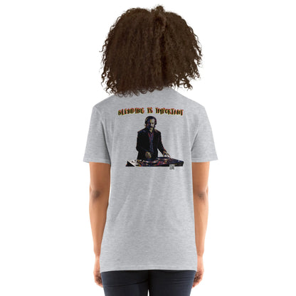 DISCO#1 Unisex T-Shirt in Sport-Grey – Rückenansicht