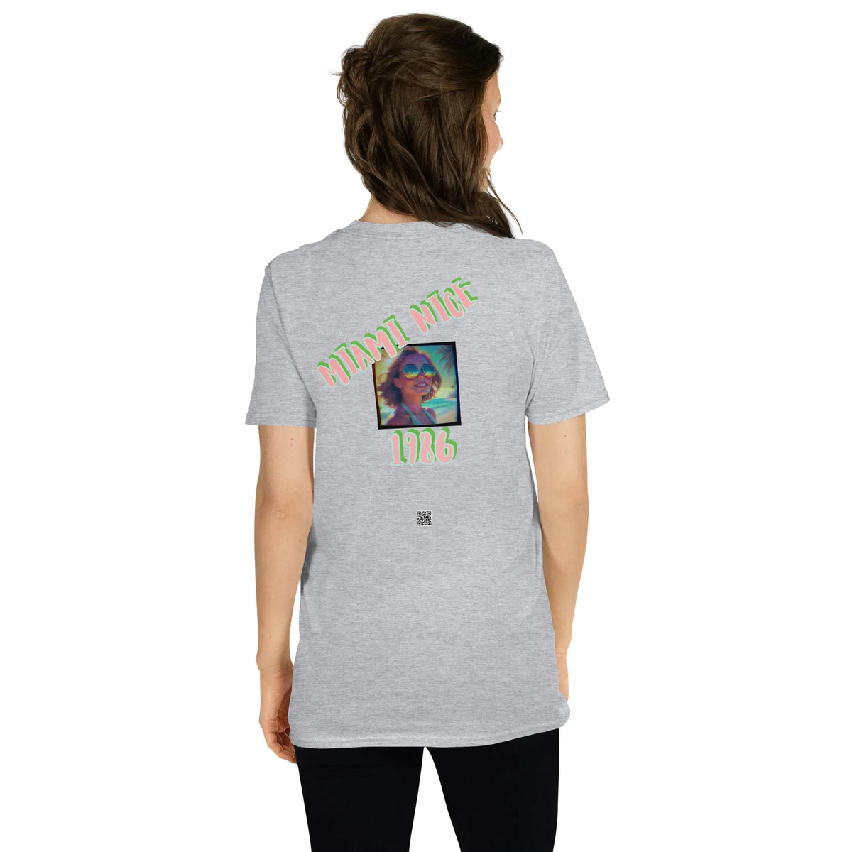 VHS#1 Unisex T-Shirt in Sport Grey – Rückenansicht
