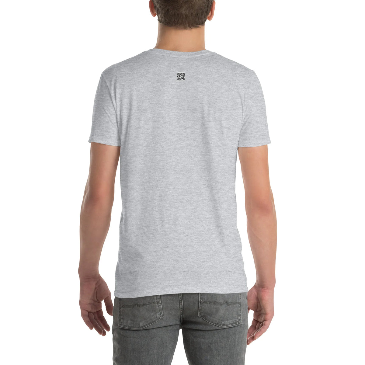 AMIG#3 Unisex T-Shirt in Sport-Grey – Rückenansicht