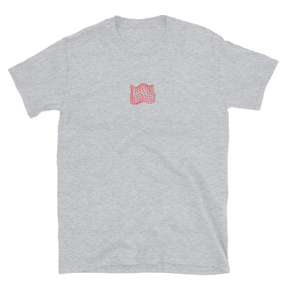 T-Shirt Brustlogo „skateboard girl“, Sport Grey, Rundhals, Kurzarm