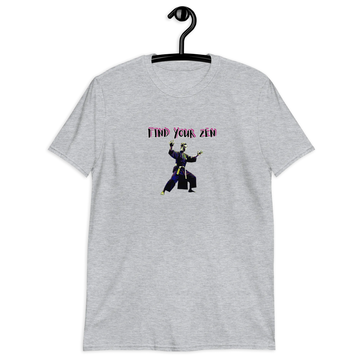 AMIG#2 Unisex T-Shirt in Sport-Grey – Vorderansicht (4)