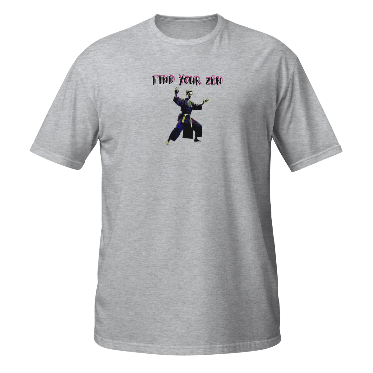 AMIG#2 Unisex T-Shirt in Sport-Grey – Vorderansicht (6)