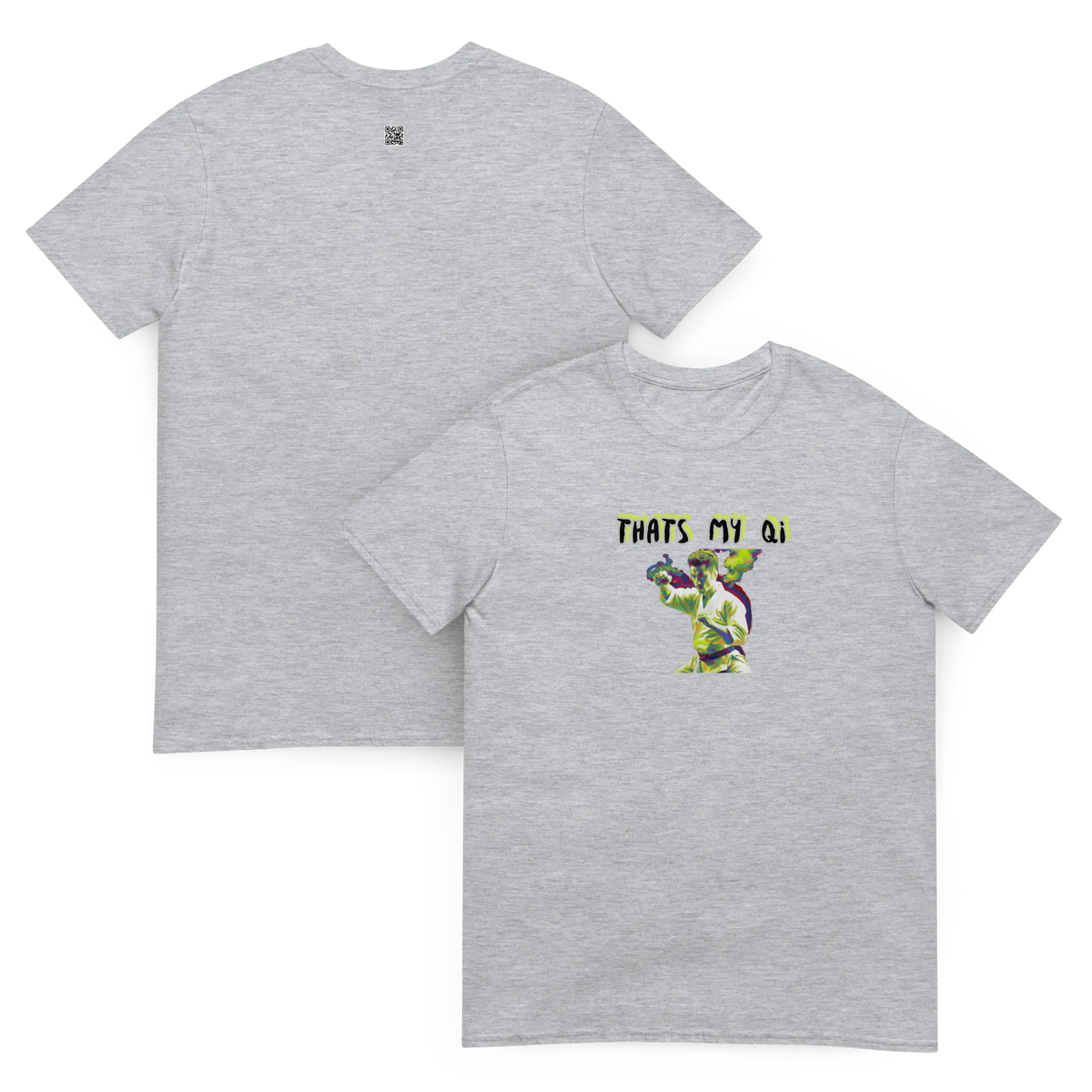 AMIG#1 Unisex T-Shirt in Sport-Grey – Vorderansicht (3)