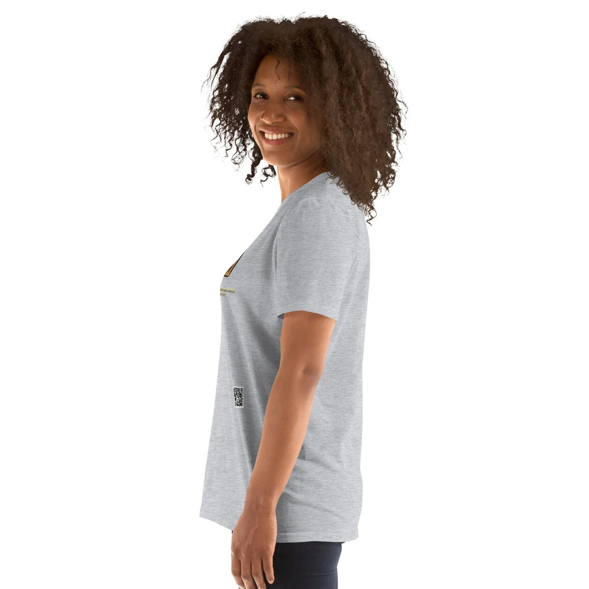 Retropet#1 Unisex T-Shirt in Sport Grey – Seitenansicht links