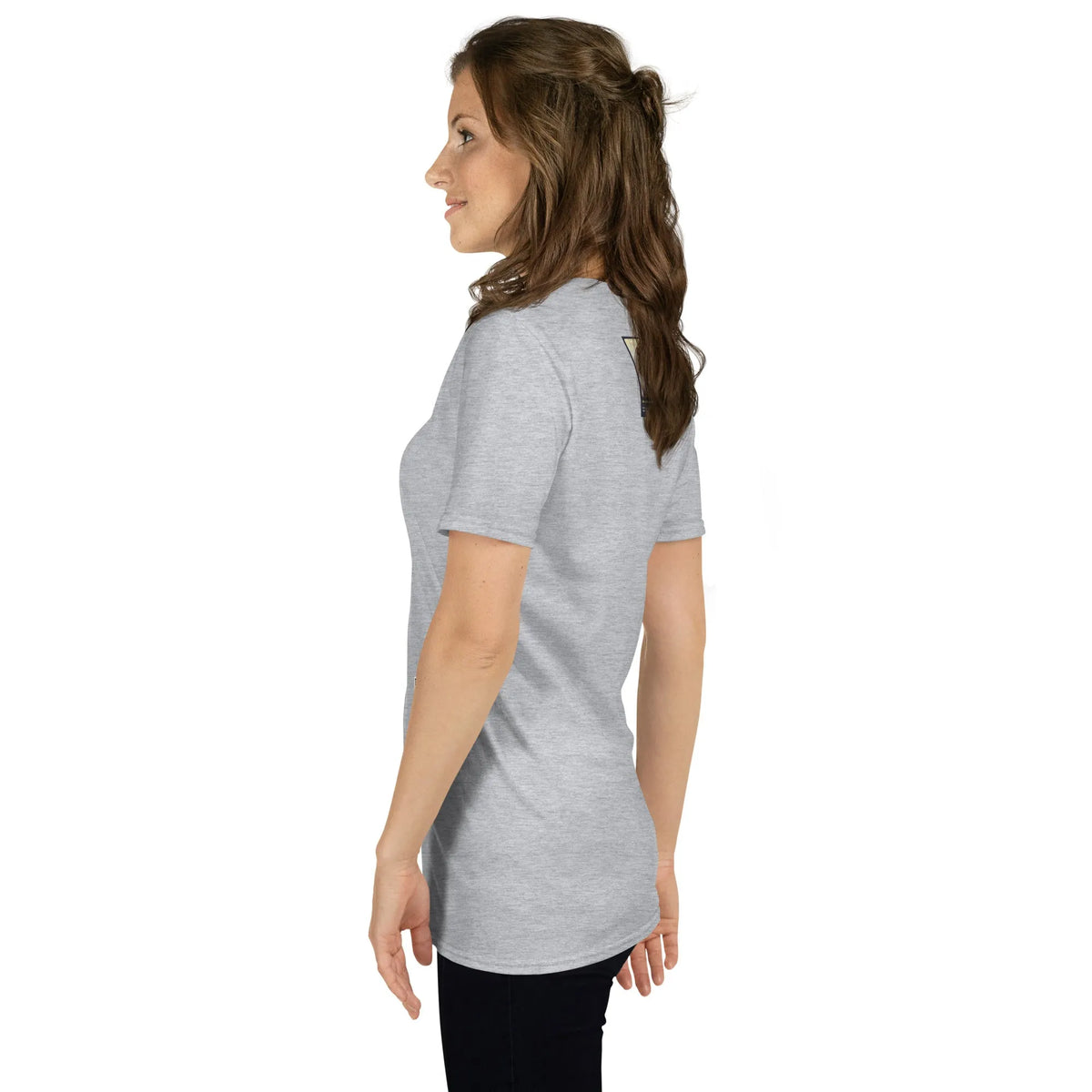 Retropet#2 Unisex T-Shirt in Sport Grey – Seitenansicht links