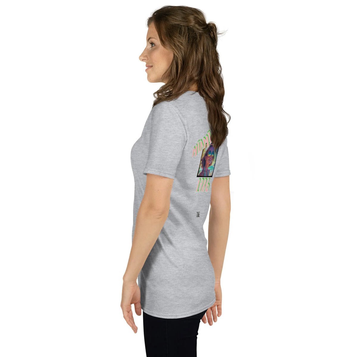 VHS#1 Unisex T-Shirt in Sport Grey – Seitenansicht links