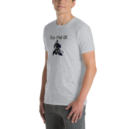 AMIG#3 Unisex T-Shirt in Sport-Grey – Seitenansicht links Detail