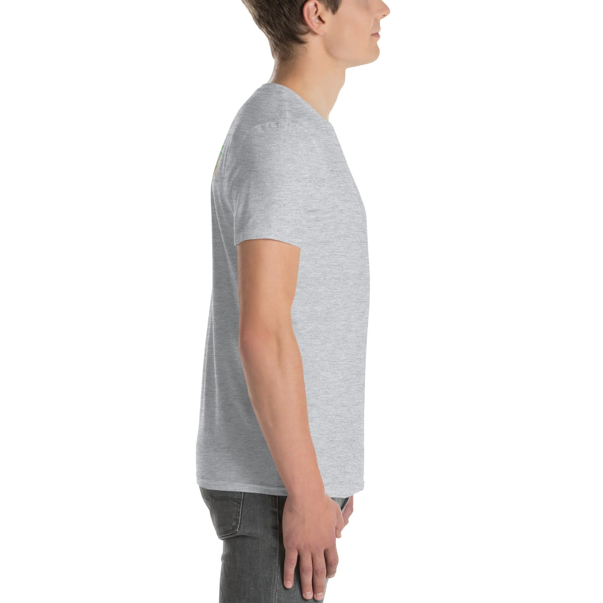 VHS#2 Unisex T-Shirt in Sport Grey – Seitenansicht rechts