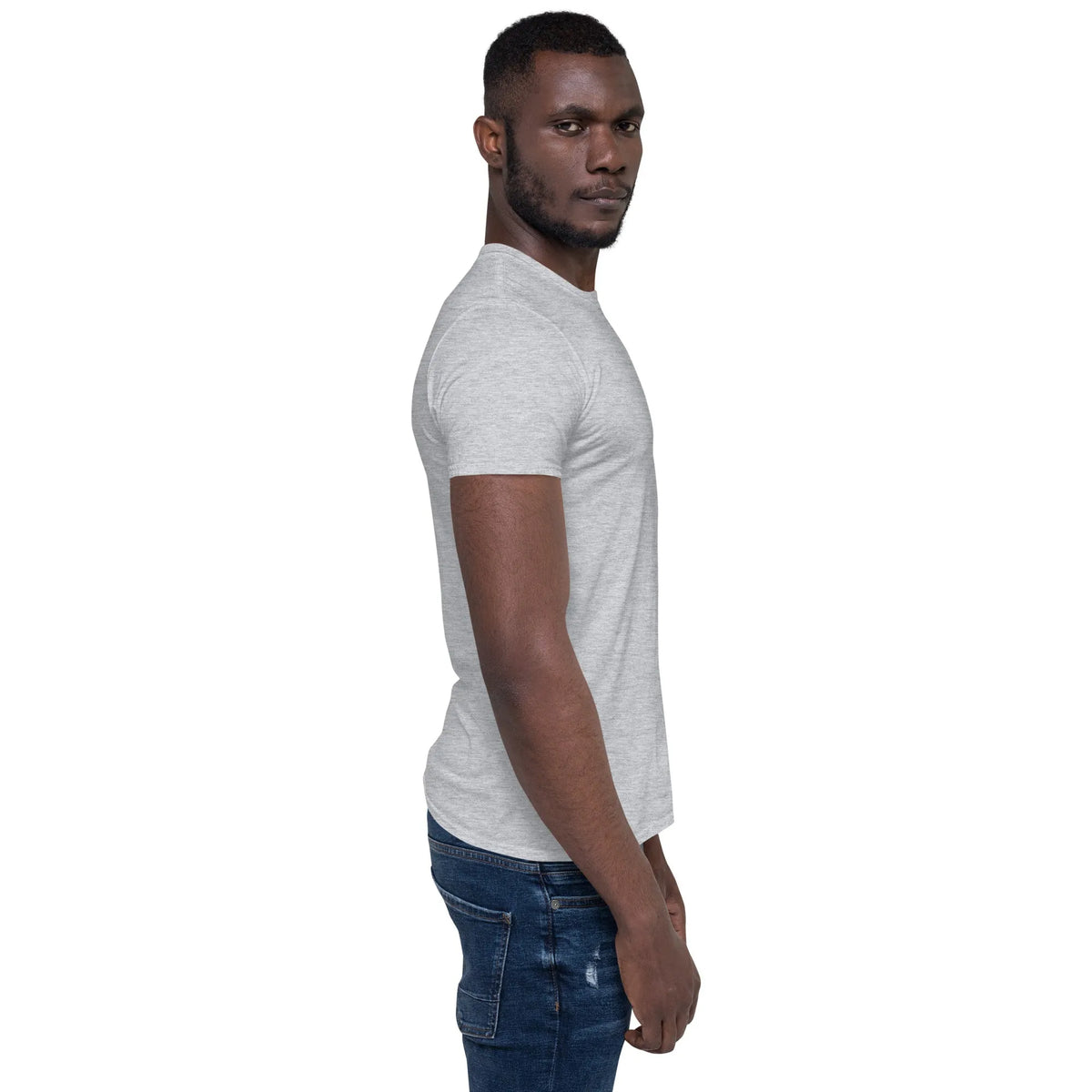 VHS#3 Unisex T-Shirt in Sport Grey – Seitenansicht rechts