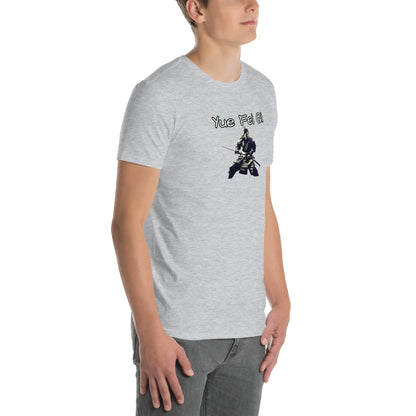 AMIG#3 Unisex T-Shirt in Sport-Grey – Seitenansicht rechts Detail