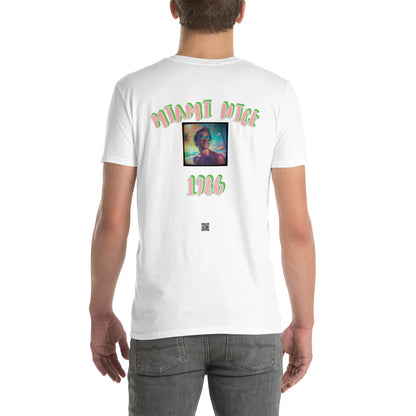 VHS#2 Unisex T-Shirt in Weiß – Rückenansicht
