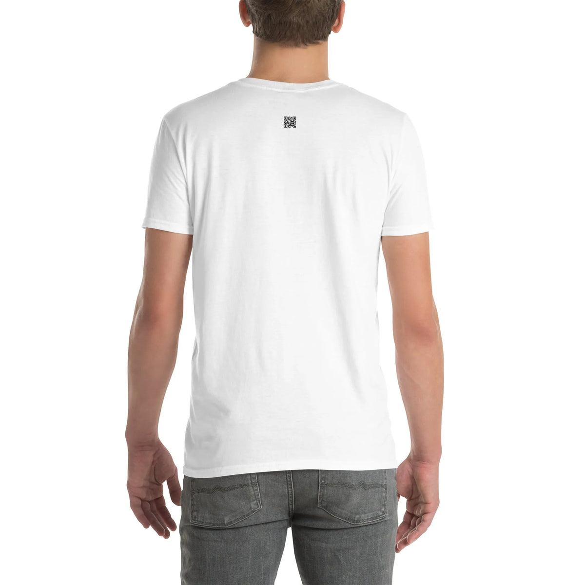 AMIG#3 Unisex T-Shirt in Weiß – Rückenansicht