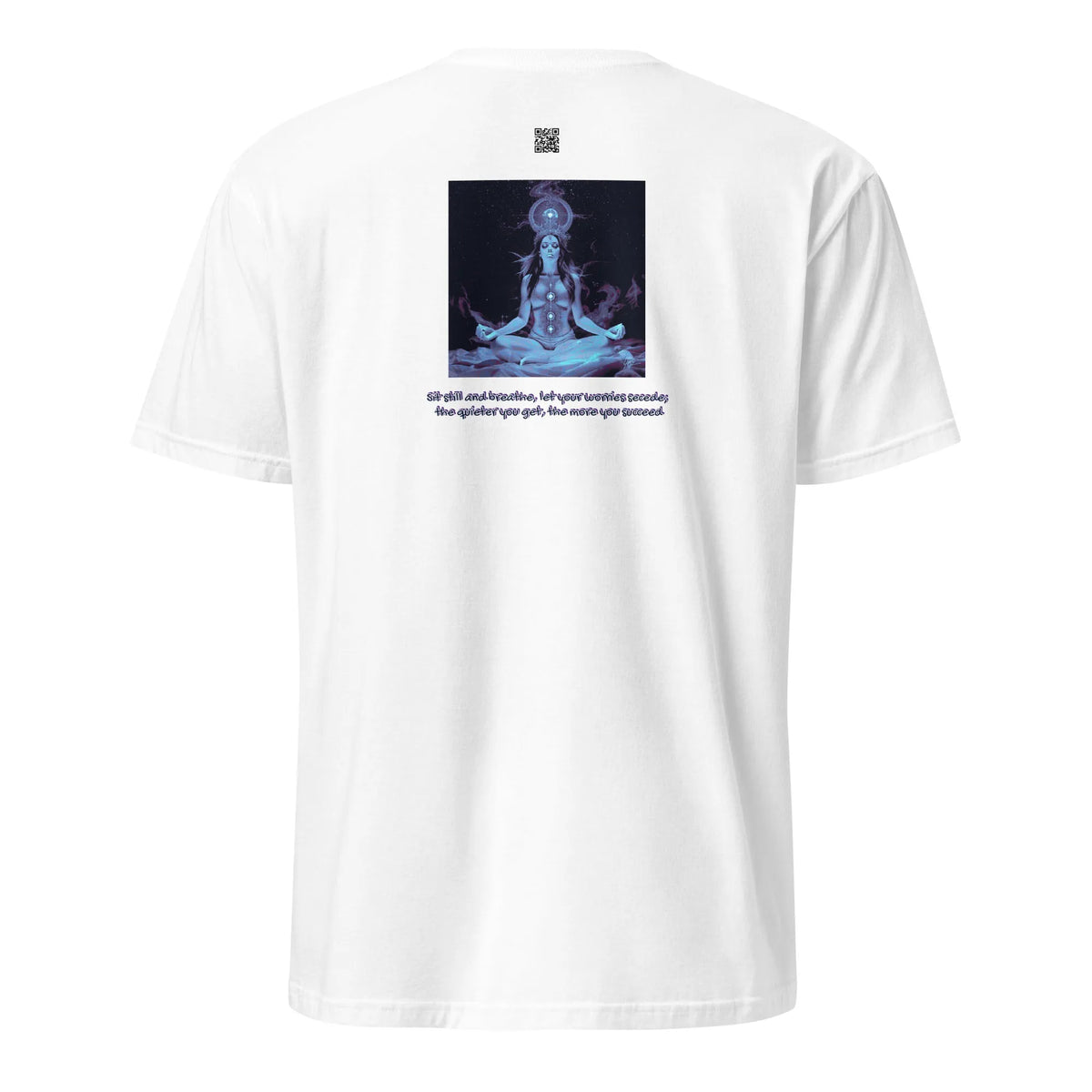 ZEN#1 Unisex T-Shirt in Weiß – Rückenansicht