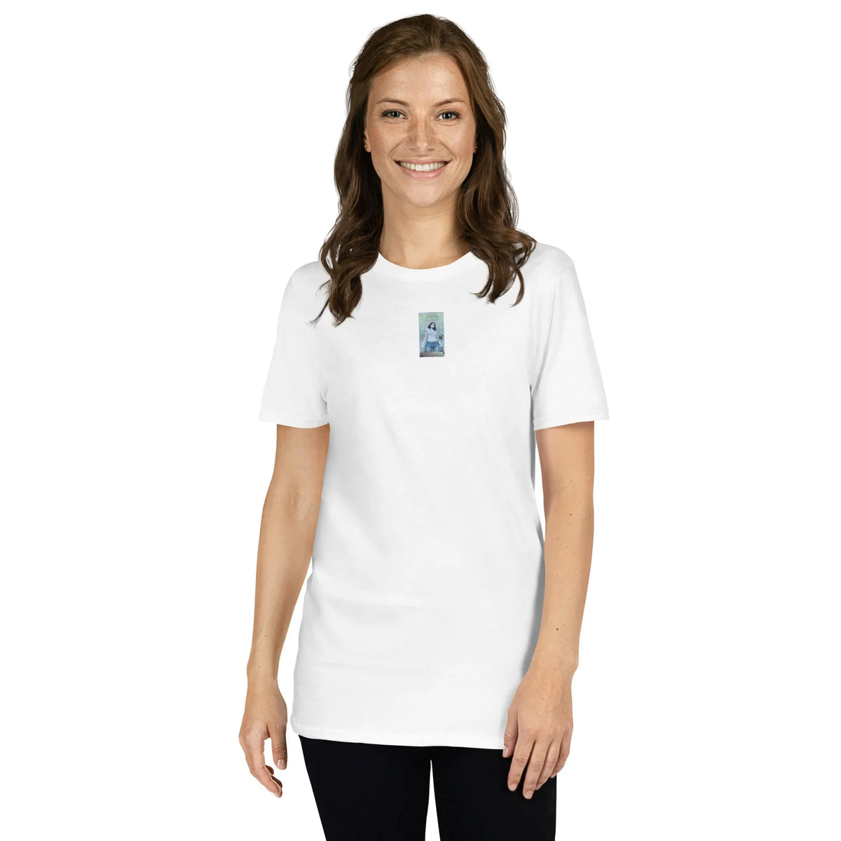 VHS#1 Unisex T-Shirt in Weiß – Vorderansicht