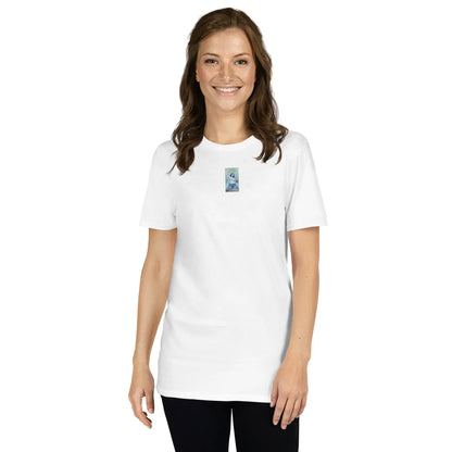 VHS#1 Unisex T-Shirt in Weiß – Vorderansicht