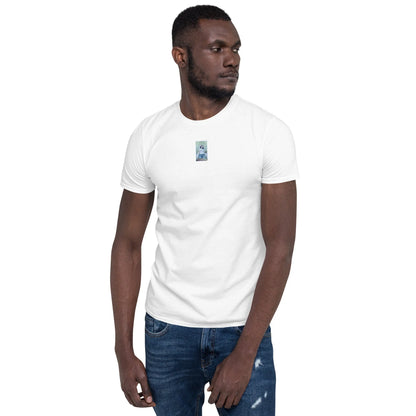 VHS#3 Unisex T-Shirt in Weiß – Vorderansicht