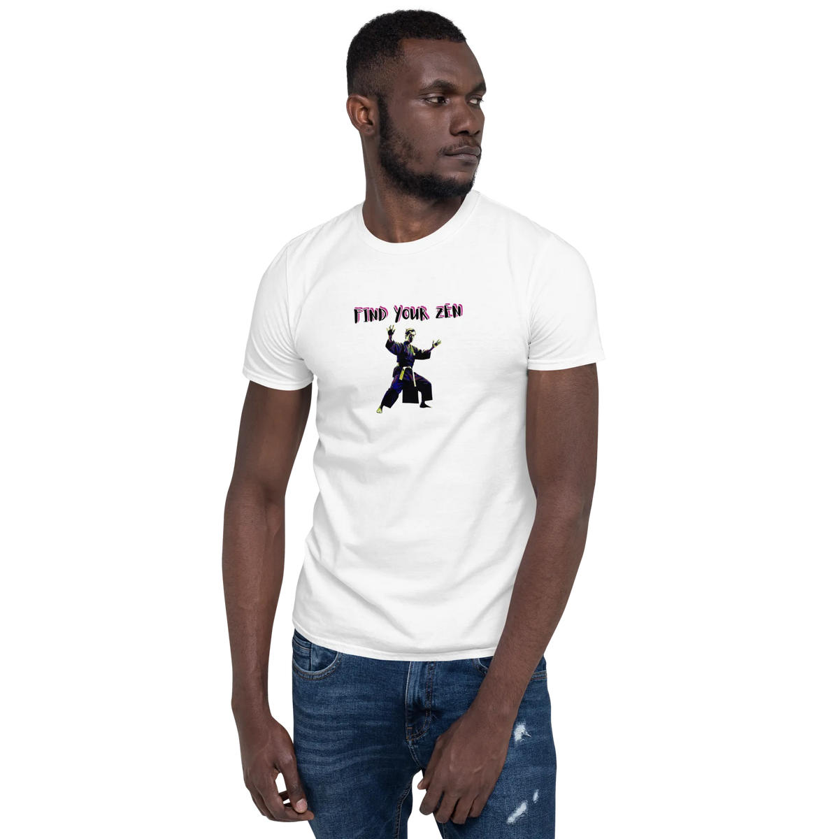 AMIG#2 Unisex T-Shirt in Weiß – Vorderansicht (12)