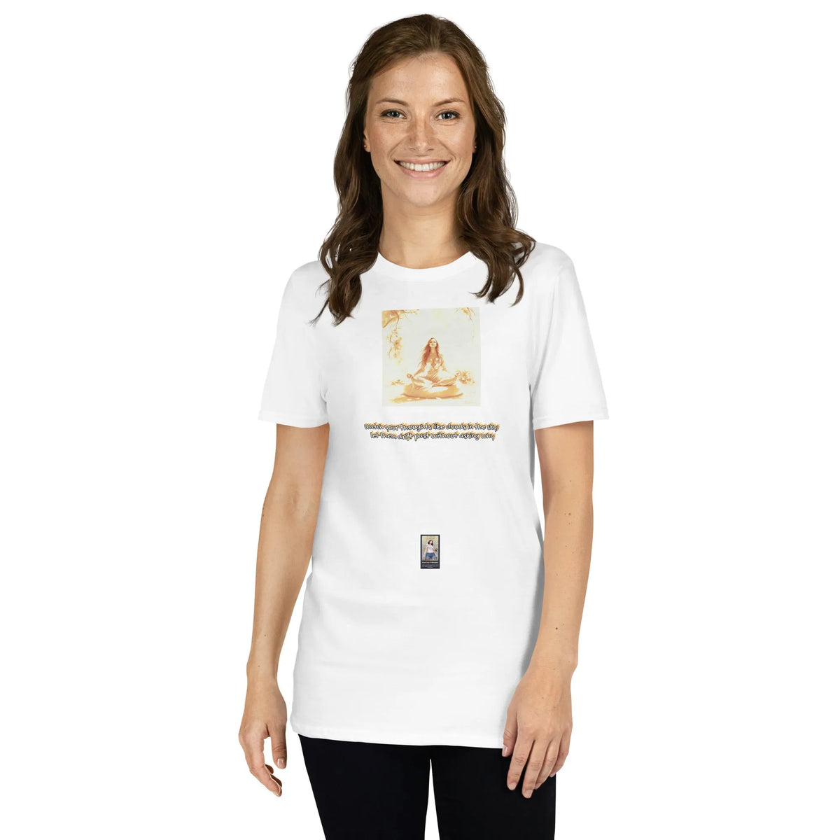 ZEN#2 Unisex T-Shirt in Weiß – Vorderansicht