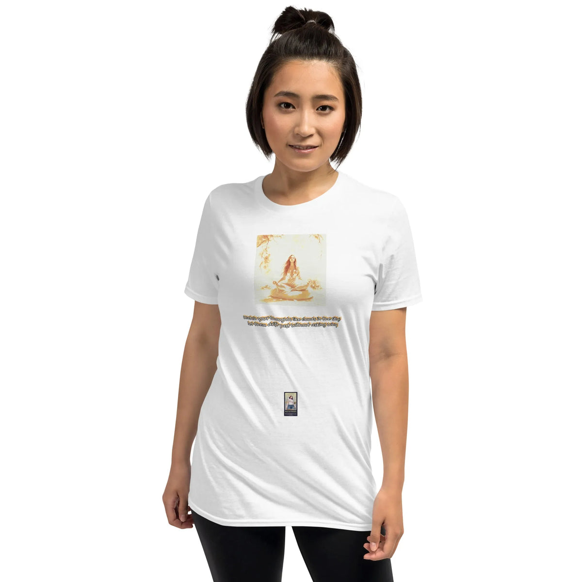 ZEN#2 Unisex T-Shirt in Weiß – Vorderansicht (3)
