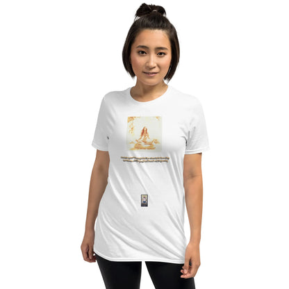 ZEN#2 Unisex T-Shirt in Weiß – Vorderansicht (3)