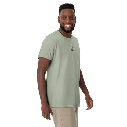 Bay heavyweight T-shirt, front chest logo patch print