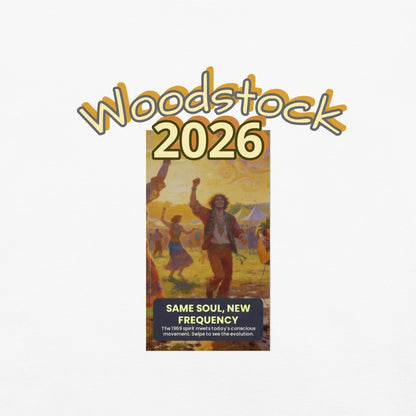 Woodstock 2026 poster with colorful headline and artwork