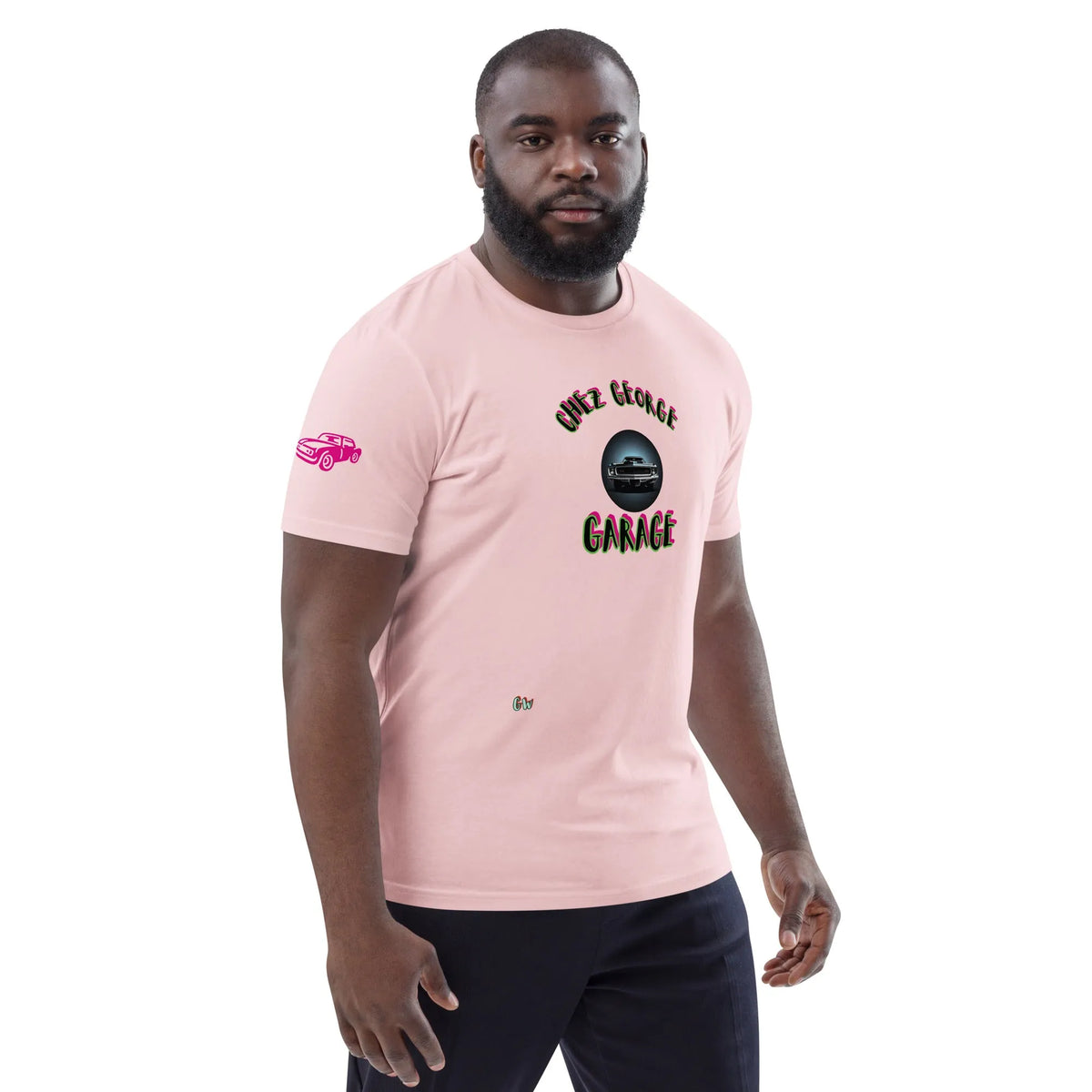 RetroCar#1 in Cotton Pink – Seitenansicht rechts Detail
