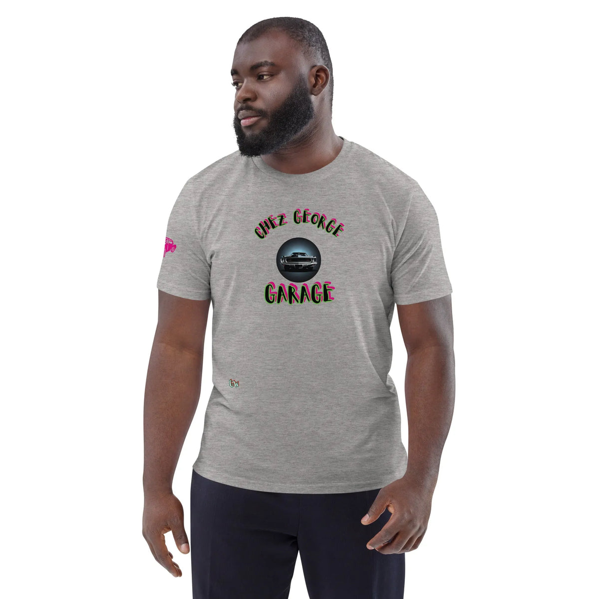 RetroCar#1 in Heather Grey – Vorderansicht