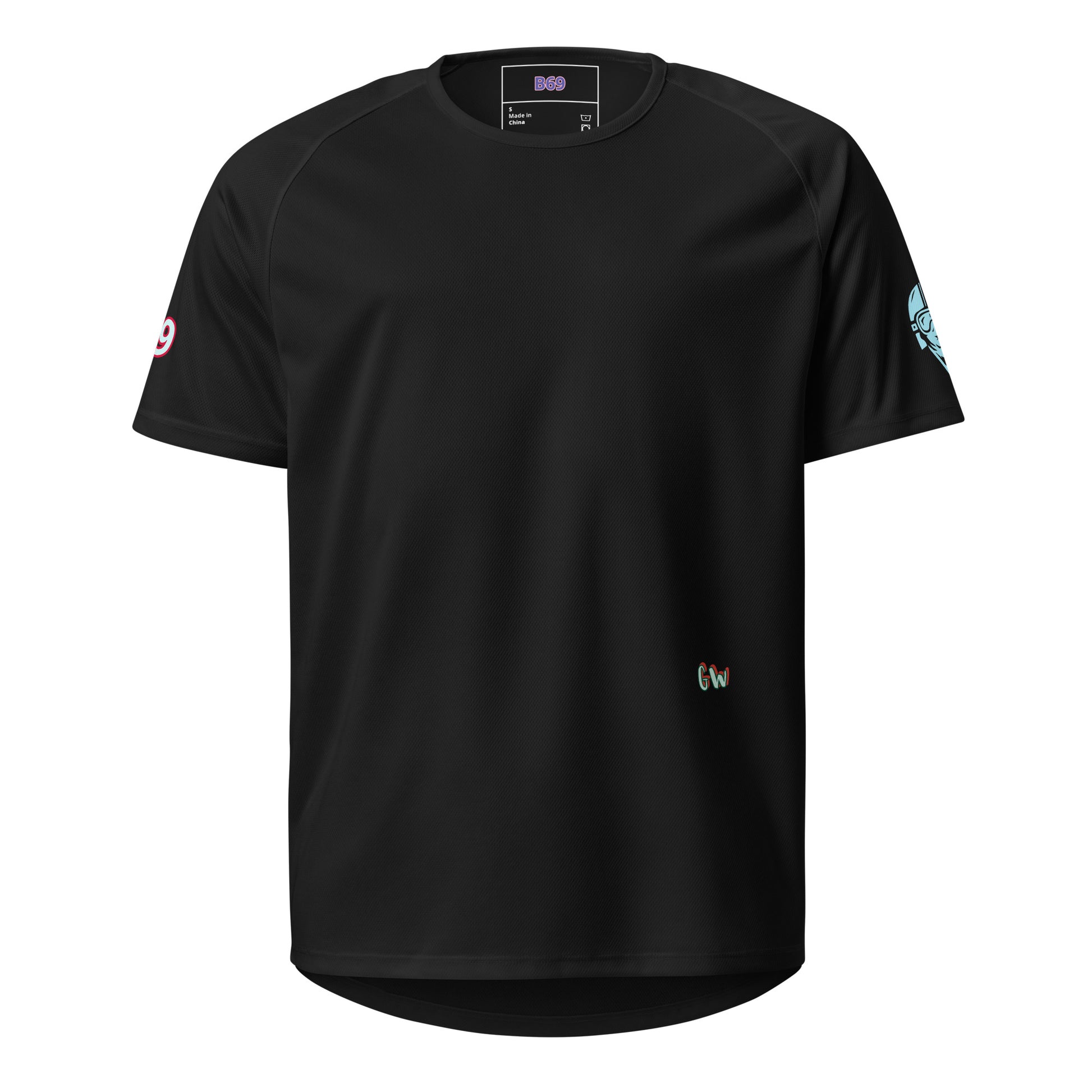 Scrambler#2 T-shirt, black, crew neck with small side logo
