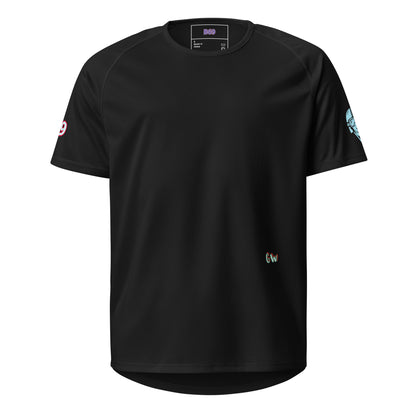 Scrambler#2 T-shirt, black, crew neck with small side logo