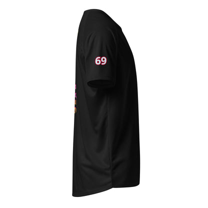 Scrambler#2 T-shirt, black, right sleeve with “69” print