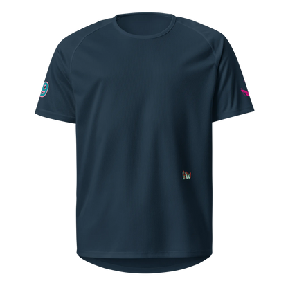 SurfLegend sports jersey in French navy blue, front with small chest logo