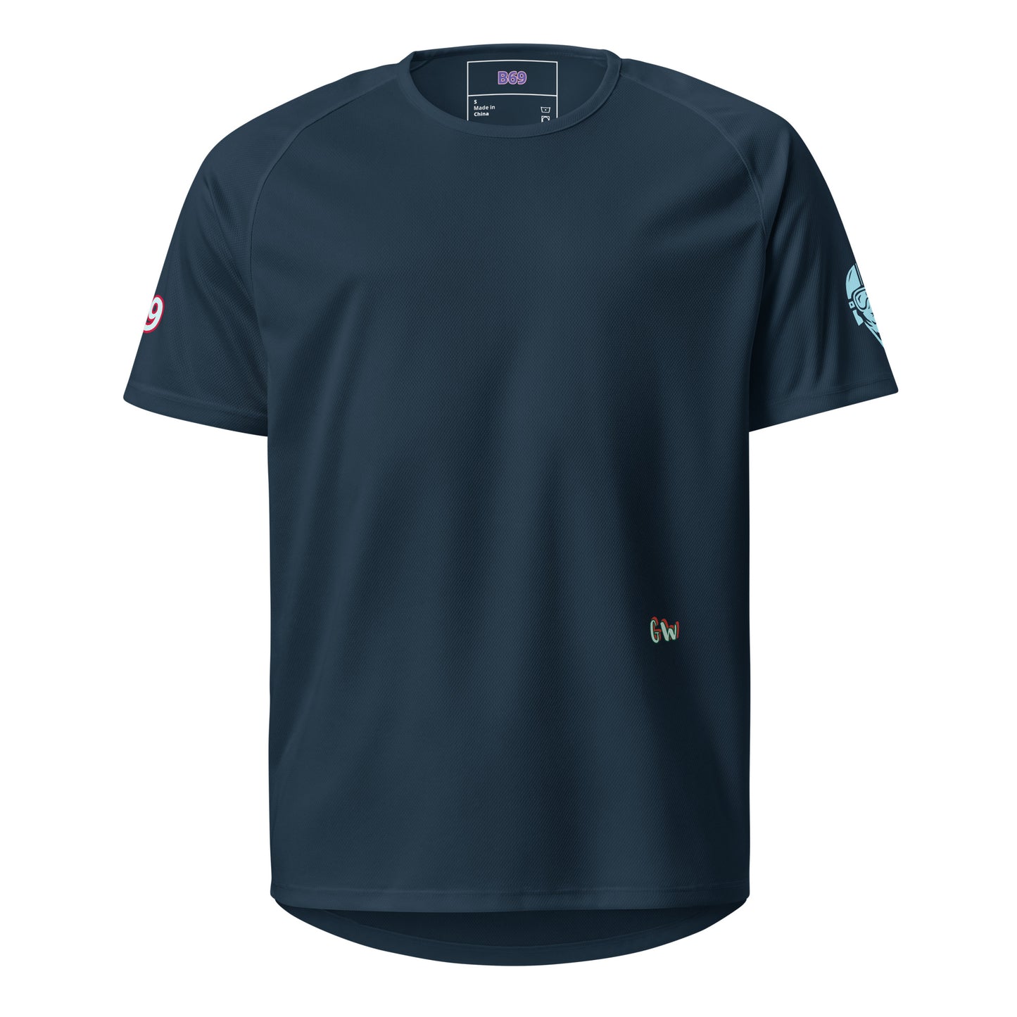 Scrambler#2 T-shirt, French navy, crew neck and small side logo
