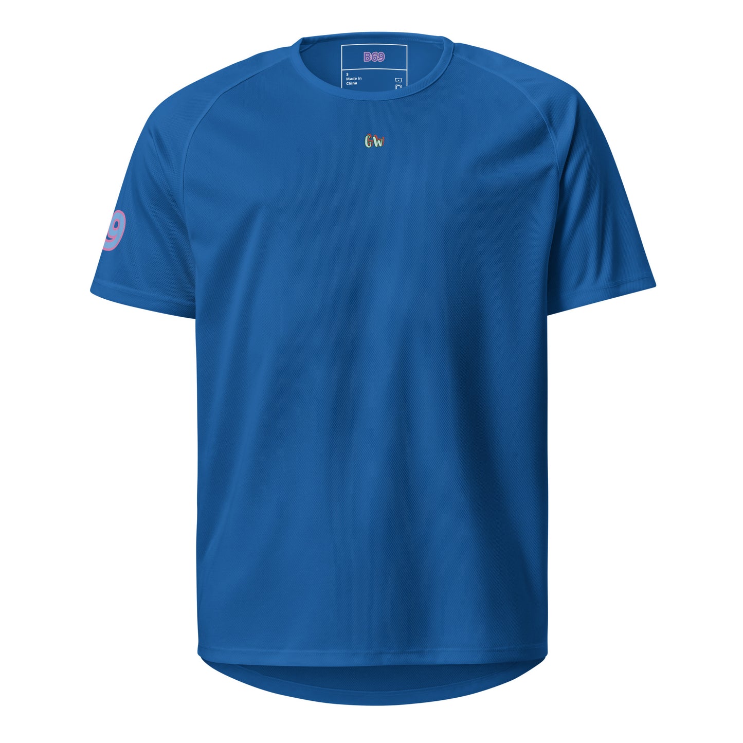 AW Paris sports jersey, royal blue front with small chest logo