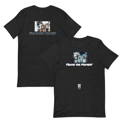 Photo#3 Unisex t-shirt in Black Heather – Vorderansicht Nahaufnahme