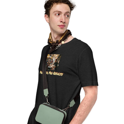 Photo#4 Unisex t-shirt in Black Heather – Seitenansicht links