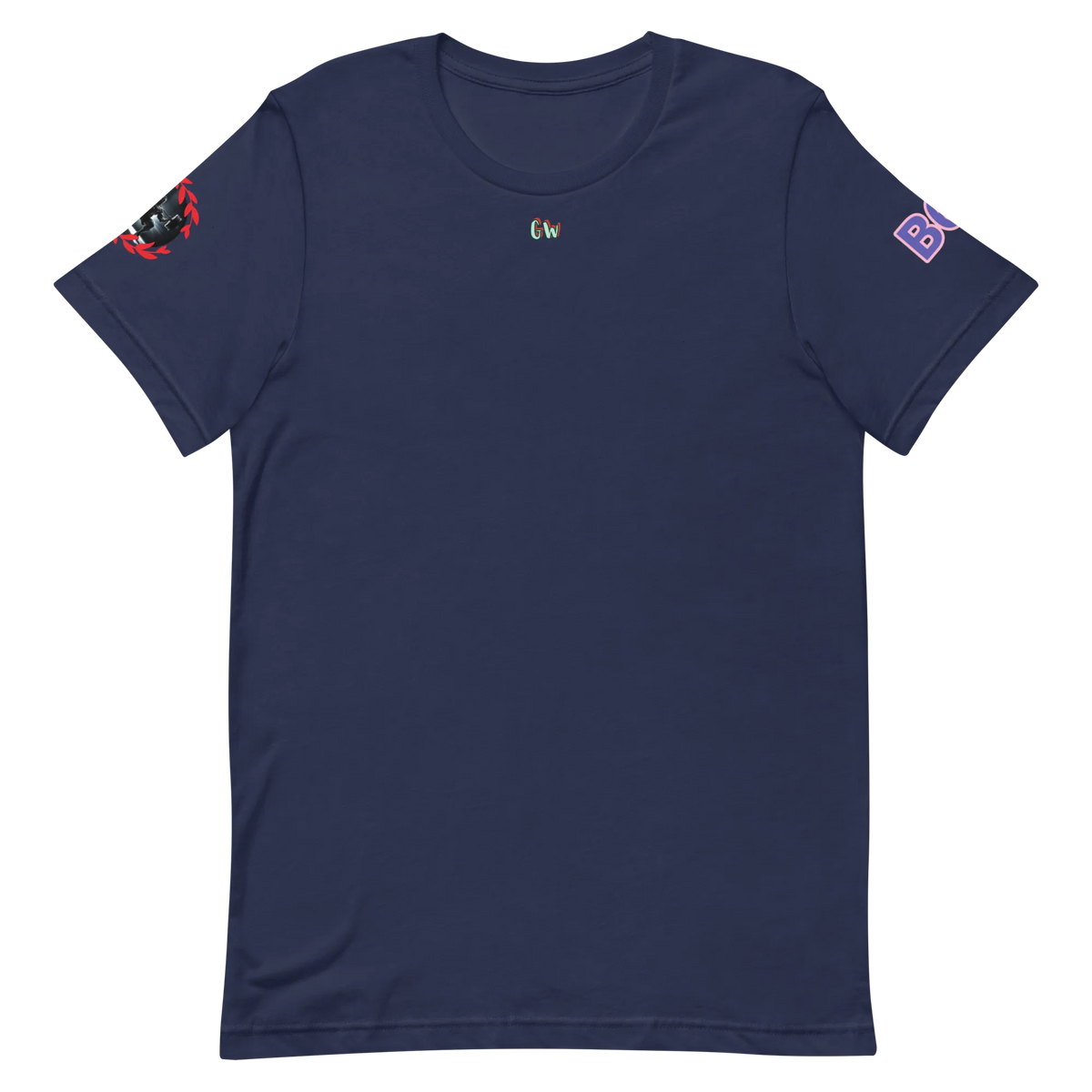 GymT unisex T-Shirt, Navy, kleines Brustlogo