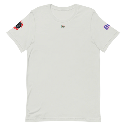 GymT unisex T-Shirt, Natural/Weiß, kleines Brustlogo