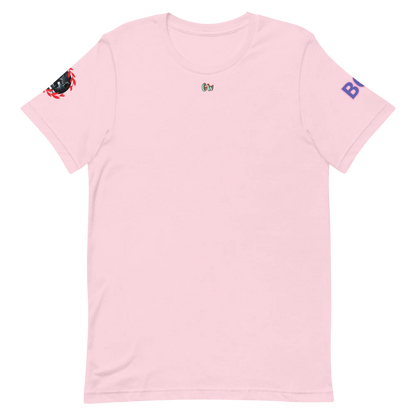 GymT unisex T-Shirt, Soft Pink, kleines Brustlogo
