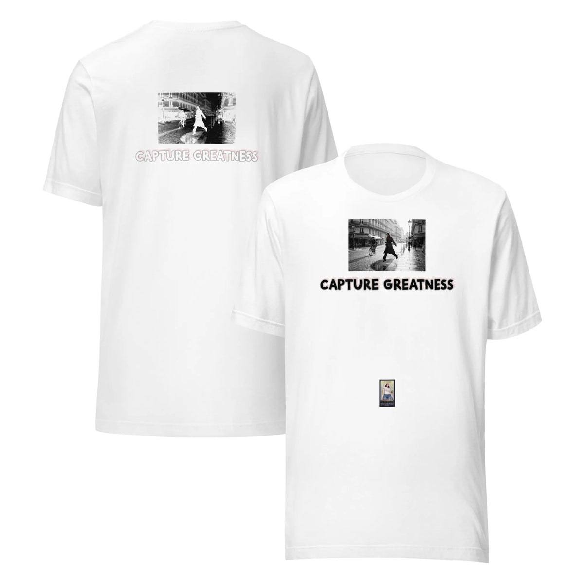 Photo#2 Unisex t-shirt in Weiß – Vorderansicht