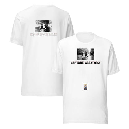 Photo#2 Unisex t-shirt in Weiß – Vorderansicht